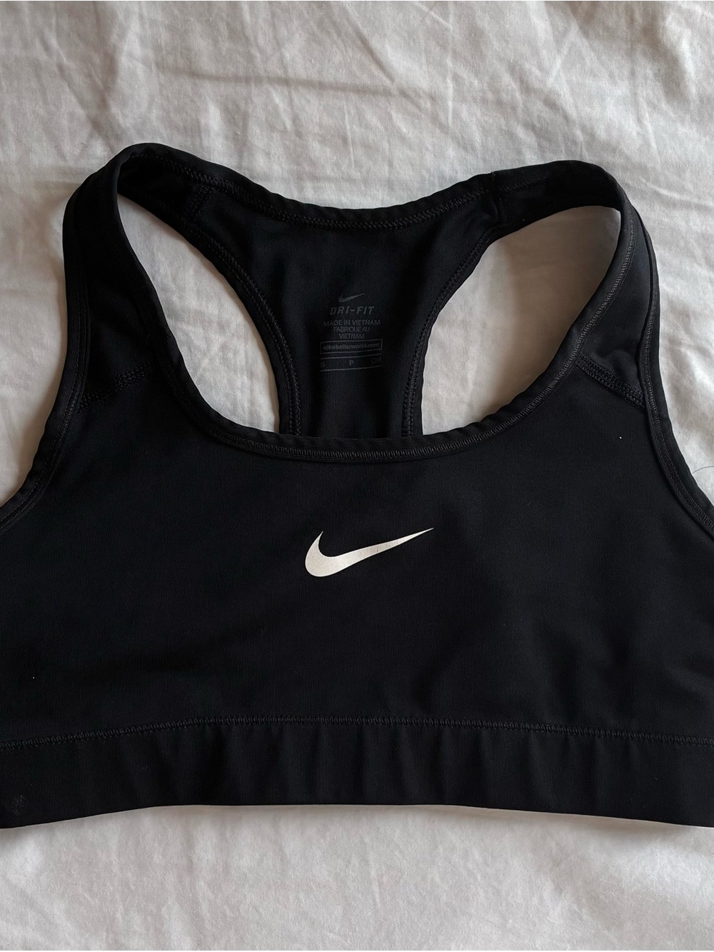 Nike Classic Black Dri-fit Sports Bra racerback